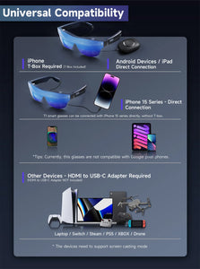 TQSKY T1 AR Audiovisual Glasses（Without T-Box） TQSKY