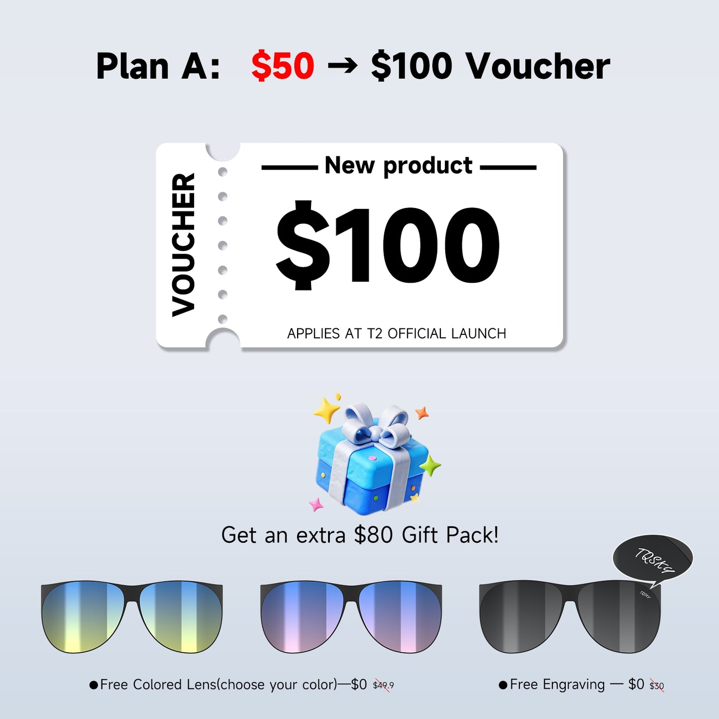 TQSKY T2 Dual-Mode AR Glasses